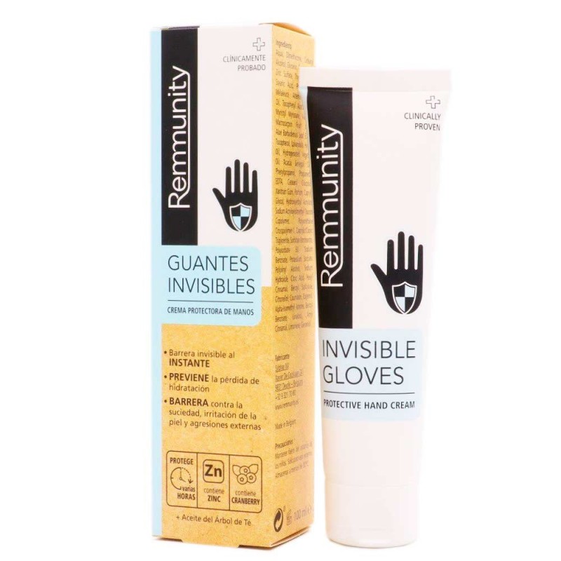 Crema Remmunity Guantes Invisibles Protectora De Manos 100 Ml