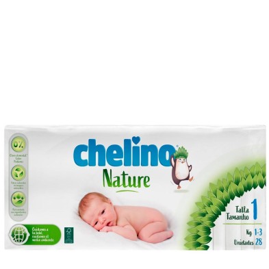 Chelino Pañal infantil Nature T-1 28 Unidades