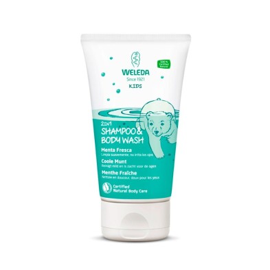 Weleda 2 En 1 Shampoo & Body Wash Menta Fresca 150 ml