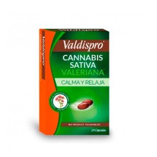 Valdispro Cannabis Sativa Valeriana 24 Cápsulas