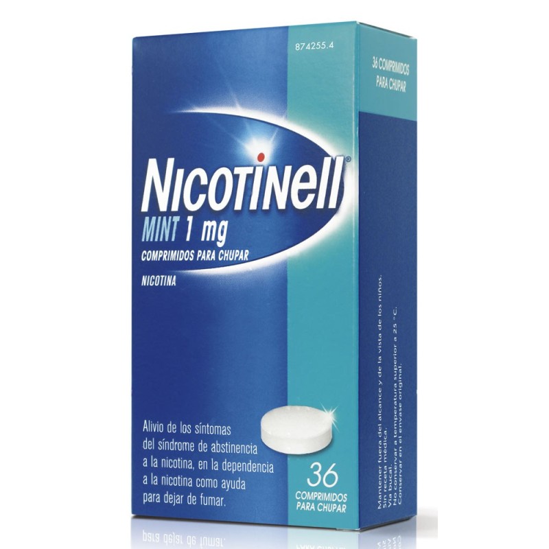 NICOTINELL 1 MG 36 COMPRIMIDOS PARA CHUPAR