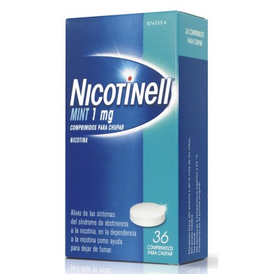 NICOTINELL 1 MG 36 COMPRIMIDOS PARA CHUPAR