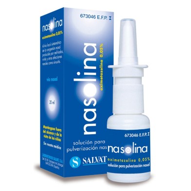 NASOLINA 0,5 MG/ML NEBULIZADOR NASAL 20 ML