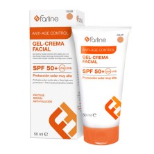 Farline Anti-Age Control Gel-Crema Facial Con Color SPF50+ 50 ML