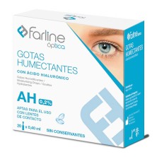 Farline Óptica Gotas Humectantes 0,2% Ácido Hialurónico 20x0,4 ML