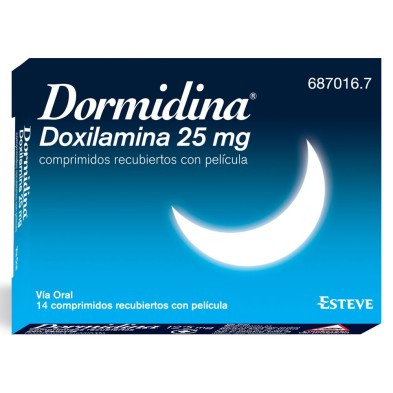 DORMIDINA 25 MG 14 COMPRIMIDOS RECUBIERTOS