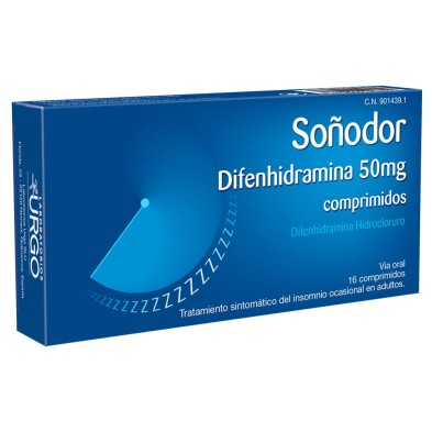 SOÑODOR 50 MG 16 COMPRIMIDOS