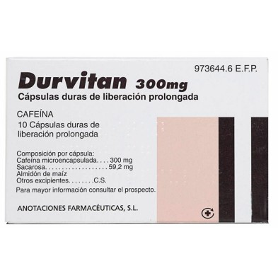 DURVITAN 300 MG 10 CAPSULAS LIBERACION PROLONGADA
