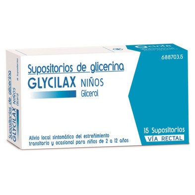 GLYCILAX 15 SUPOSITORIOS INFANTIL