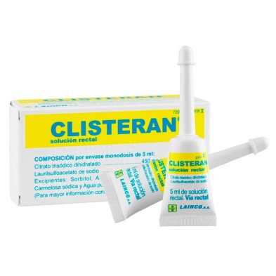 CLISTERAN SOLUCION RECTAL 4 CANULAS