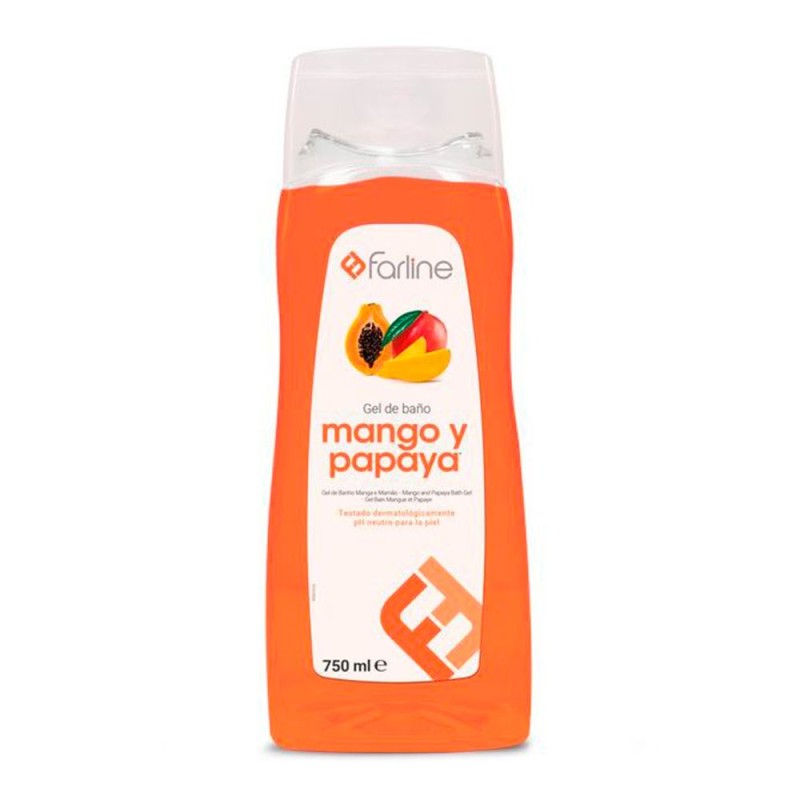 Farline Gel De Baño Mango Y Papaya 750 Ml