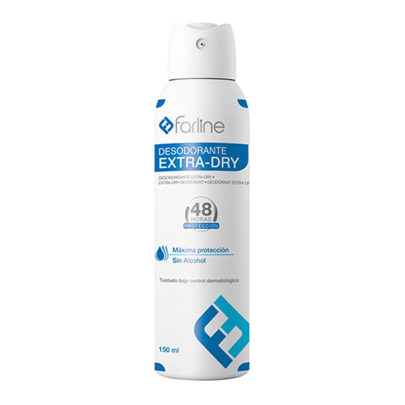 Farline Extra Dry Desodorante Spray 150 Ml - Imagen 2