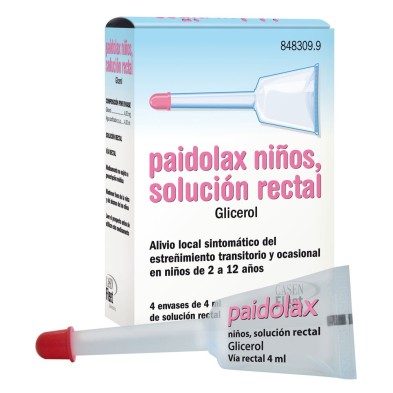 PAIDOLAX 4 APLICADORES 4 ML