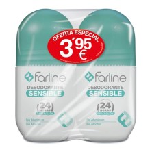 Duplo Farline Desodorante Sensible 2x50 ML