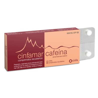 CINFAMAR CAFEINA 10 COMPRIMIDOS