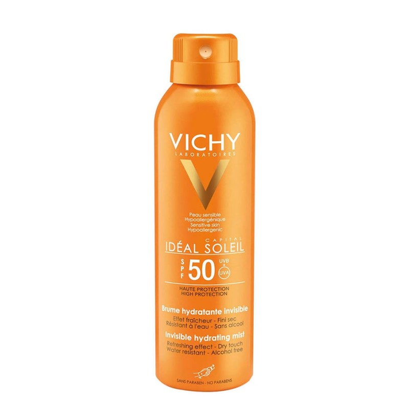 Vichy Capital Soleil SPF50 Hydra Espuma Transp Hidrat Tacto Seco