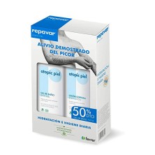 Repavar Loción Corporal 500ML + Gel Baño 750 ML Piel Atopic