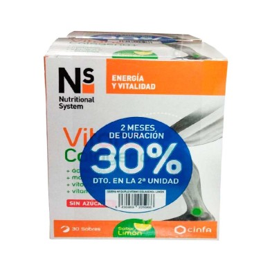 Duplo NS Vitans Colágeno+ Sabor Limón 2x30 Sobres