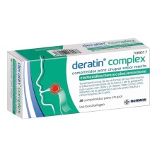 DERATIN COMPLEX MENTA 30 COMPRIMIDOS PARA CHUPAR