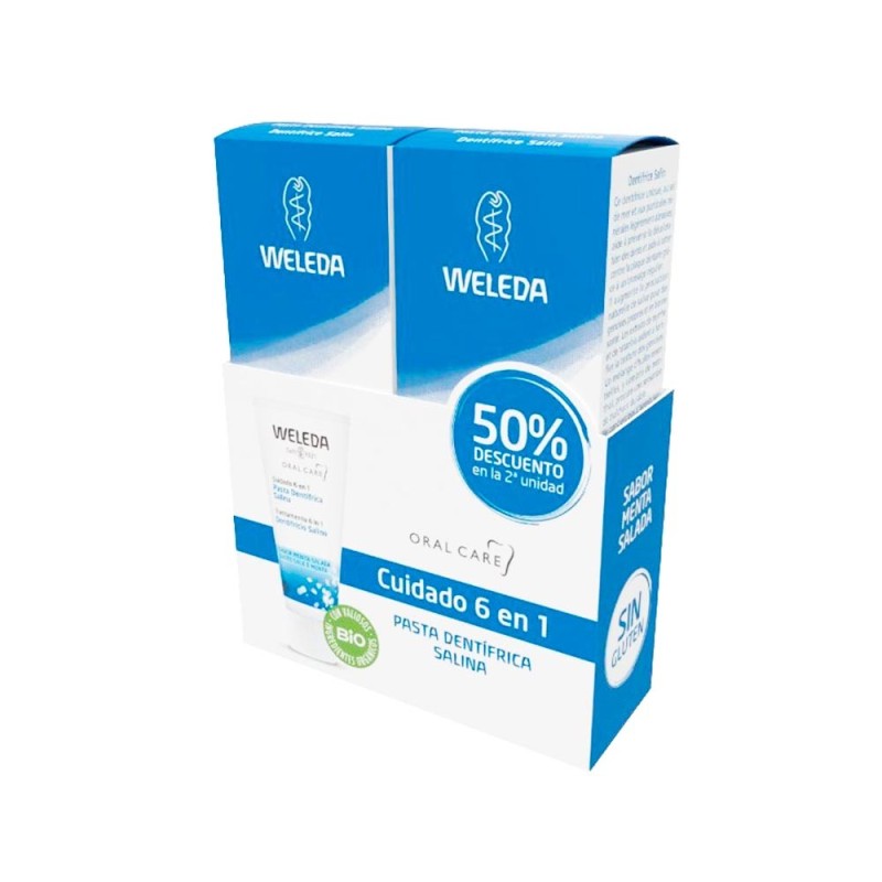 Duplo Weleda Pasta Dentífrica Salina 2x75 ML