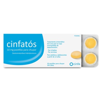 CINFATOS 10 MG 20 PASTILLAS CHUPAR