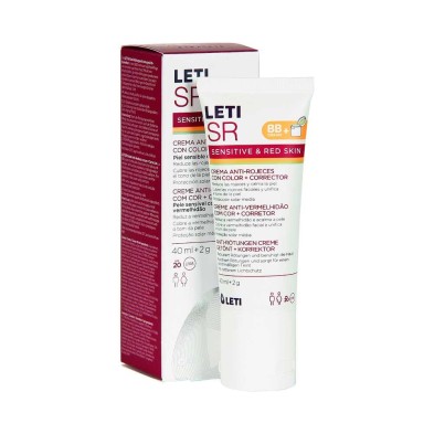 LetiSR Crema Anti-Rojeces con Color + Corrector 40 ML