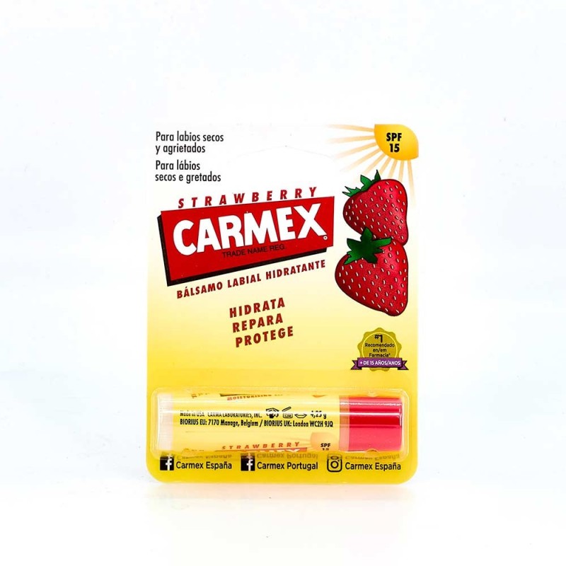 Carmex Straberry Bálsamo Labial Hidratante 4,25 GR Stick