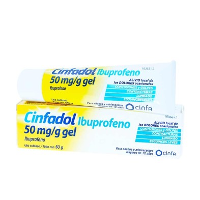 IBUFEN 50 MG/GR GEL TOPICO 50 GR