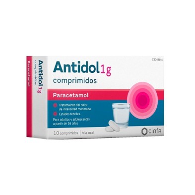 Antidol 1 GR 10 Comprimidos