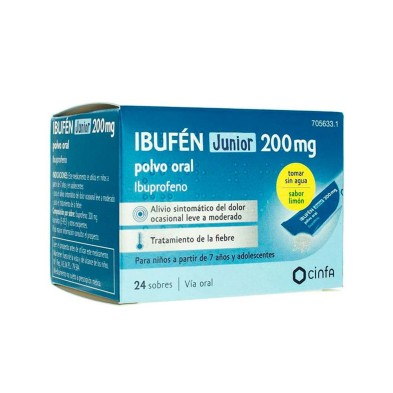 Ibufen Junior 200 MG 24 Sobres Polvo Oral