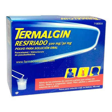 TERMALGIN RESFRIADO 10 SOBRES POLVO ORAL