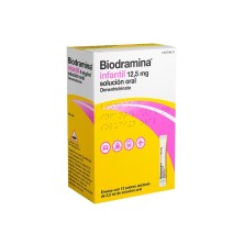 Biodramina Infantil 12,5 MG 12 Sobres