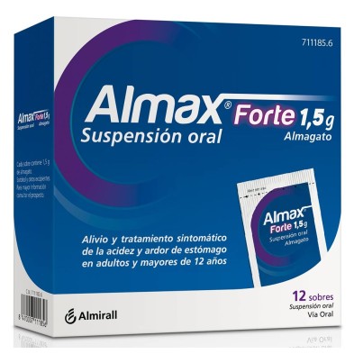 ALMAX FORTE 1,5G 12 SOBRES SUSPENSION ORAL
