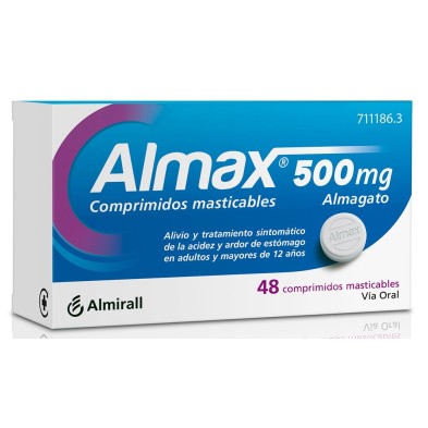 ALMAX 500 MG 48 COMPRIMIDOS MASTICABLES