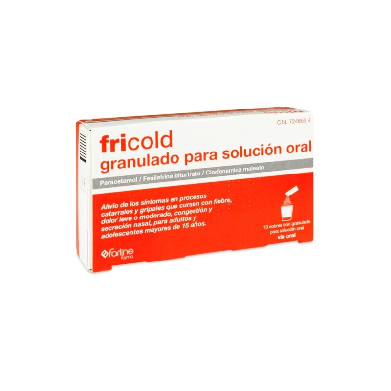 Fricold 10 Sobres Granulados para Solución Oral