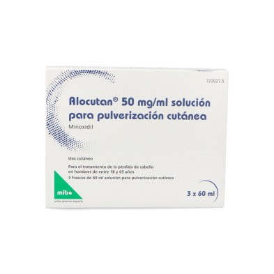 Alocutan 50 MG/ML Solución Cutánea 3x60 ML
