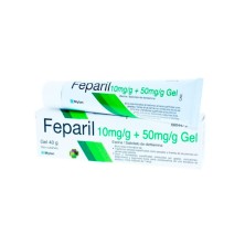 Feparil 10/50 MG/G Gel Tópico 40 GR