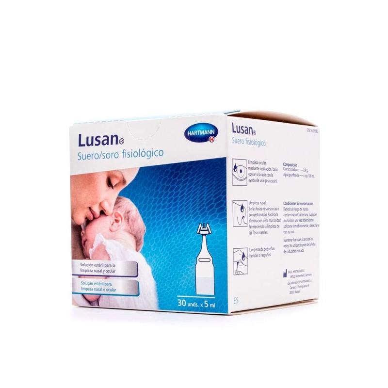 Lusan Suero Fisiológico Nasal 30 Monodosis 5 ML