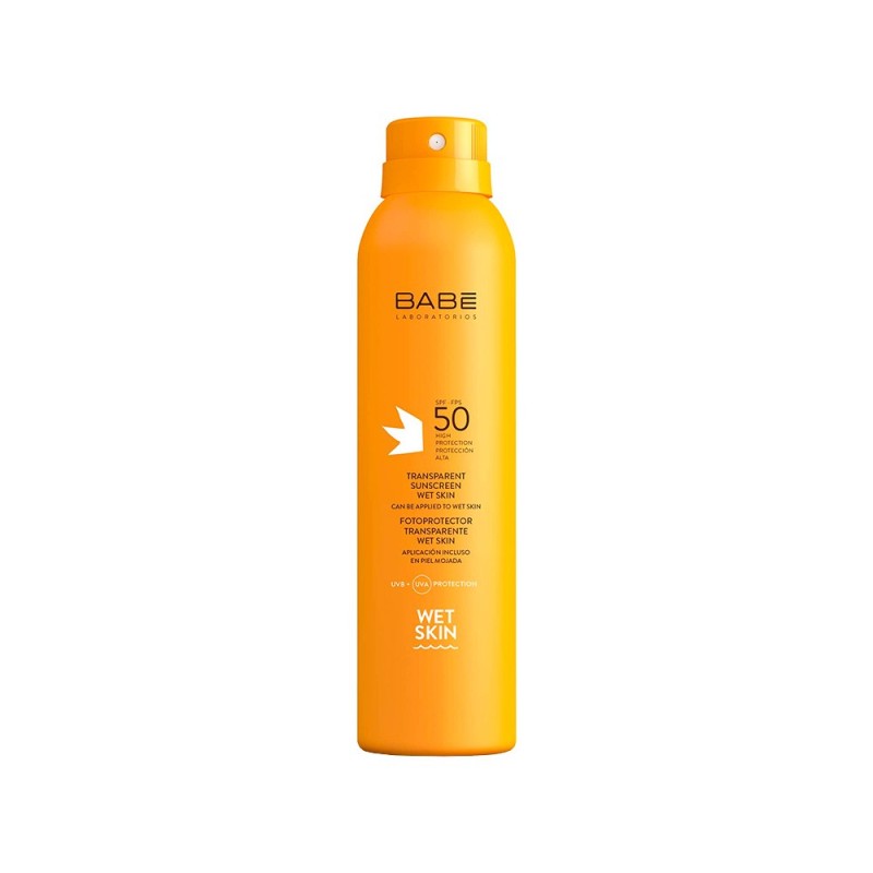 Babe Fotoprotector 50 Wet Skin Transparente 200 ML