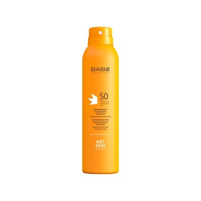 Babe Fotoprotector 50 Wet Skin Transparente 200 ML