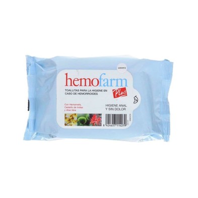 Hemofarm Plus Toallitas 20 Unidades