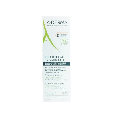 A-Derma Exomega Allergo Bálsamo Emoliente Anti-Rascado 200 ML