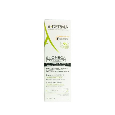 A-Derma Exomega Allegro Bálsamo Emoliente Anti-Rascado 40 ML