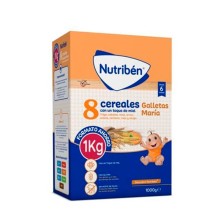 Nutriben 8 Cereales Miel y Galletas María 1 Kg