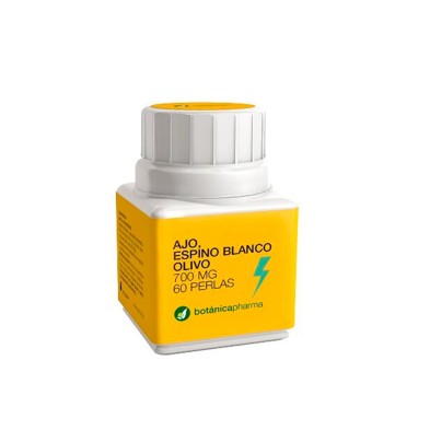BotánicaPharma Ajo, Espino Blanco Olivo 700 MG 60 Perlas