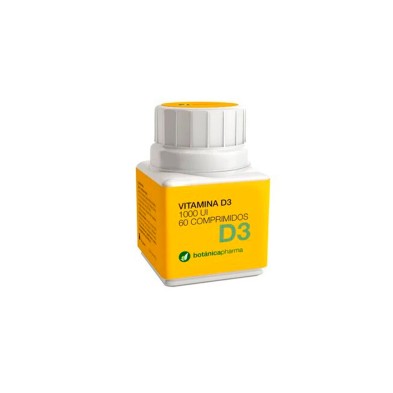 BotánicaPharma Vitamina D3 1000 UI 500 MG 60 Comprimidos