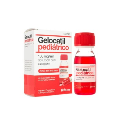 Gelocatil Pediátrico 100 MG/ML Solución Oral 60 ML