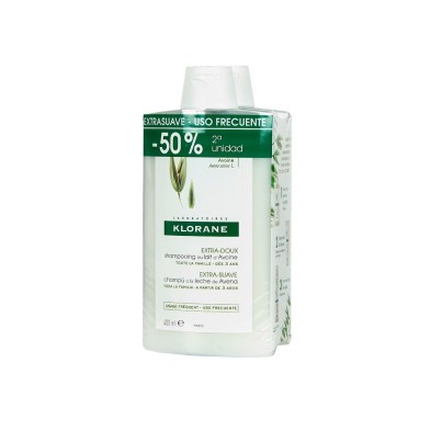 Duplo Klorane Champú Avena 2x400 ML