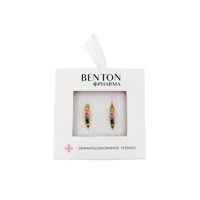 Benton Pharma Pendiente Multicolor Oro