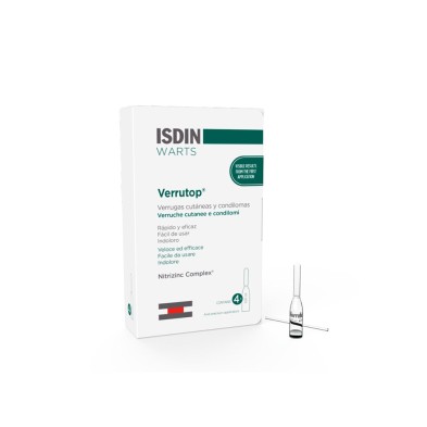 Isdin Verrutop Warts 0,10ML, 4 Ampollas